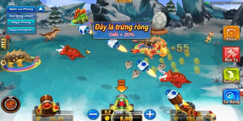 Khám phá các loại vũ khí mạnh mẽ trong Bắn cá rồng