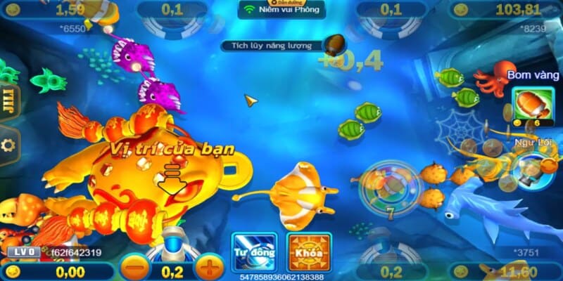 Game săn sinh vật biển với thưởng hấp dẫn