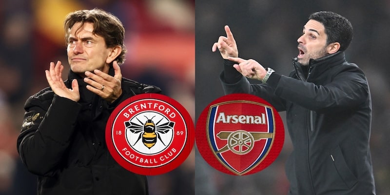 Ví dụ kèo tỉ số mới nhất trong trận Brentford vs Arsenal
