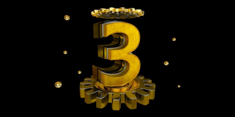 Số 3 mang tượng trưng của an toàn